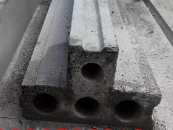 Parede de betão em forma de T