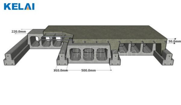 Precast concrete T beam making machine