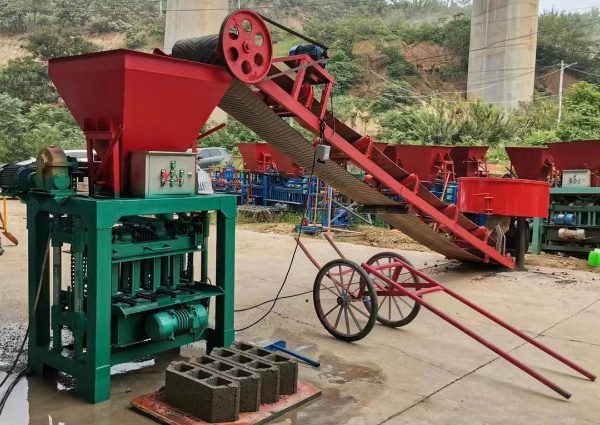 small line for concrete brick