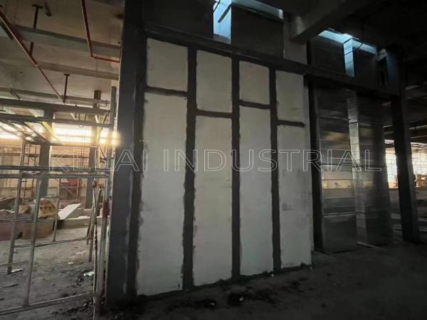 wall panel installation machine application