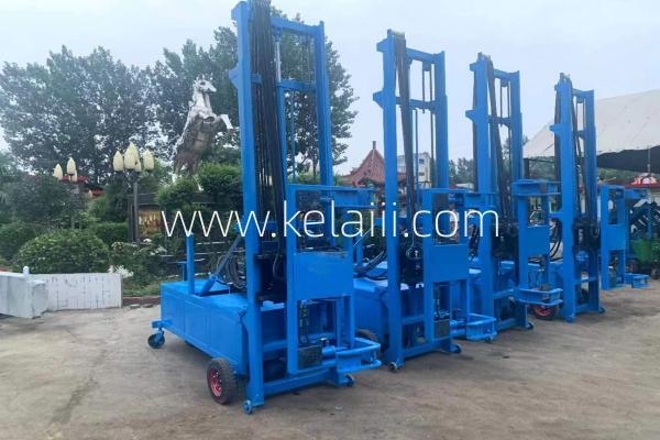 hydraulic wall installation machine