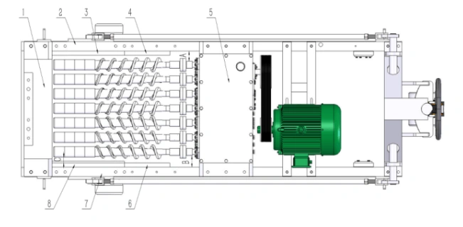 Structure of the Precast Wall Panel Extruder