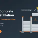 prekast beton çit montajı